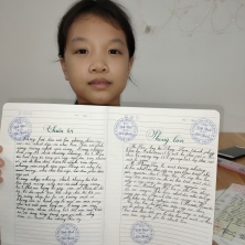 Lớp luyện viết chữ đẹp - luyện viết nhanh cho con - gần THCS Việt Nam - Angieri